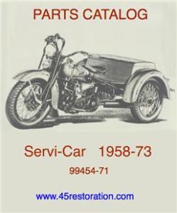 Parts Catalog for Servi-Cars 1958-73