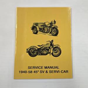 Service Manual for 1940-58 Harley 45"