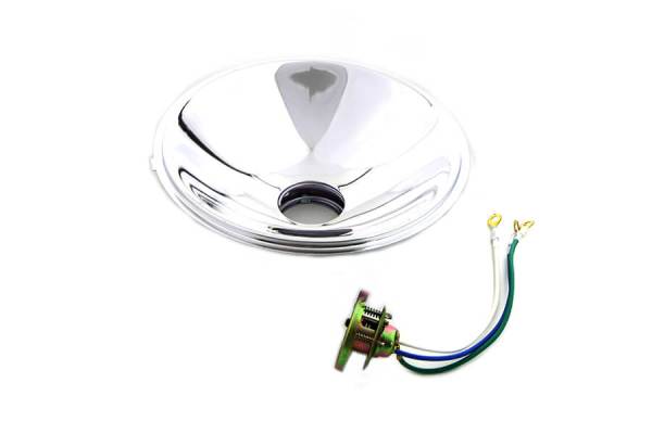 Headlight Reflector w Socket