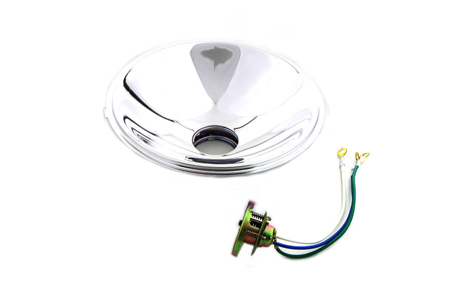 Headlight Reflector w Socket