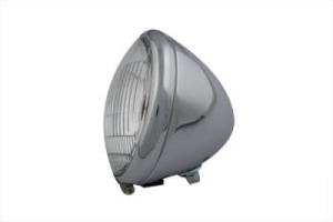 6-1/2" Spring Fork Headlight Chrome