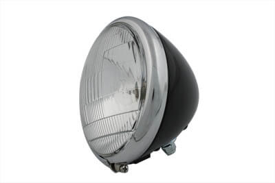 6-1/2" Spring Fork Headlight Black