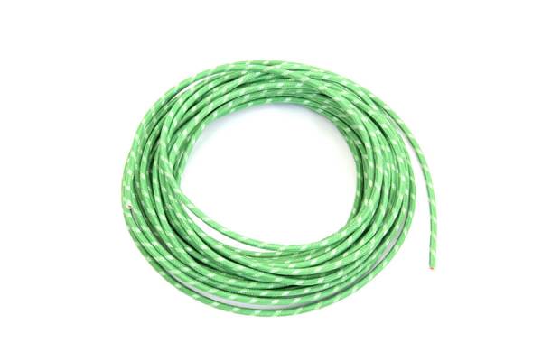 25' Cloth Covered Wire (Green)
