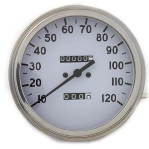Speedometer - White (1936-40)