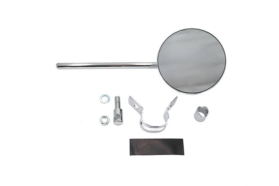 Chrome Round Mirror