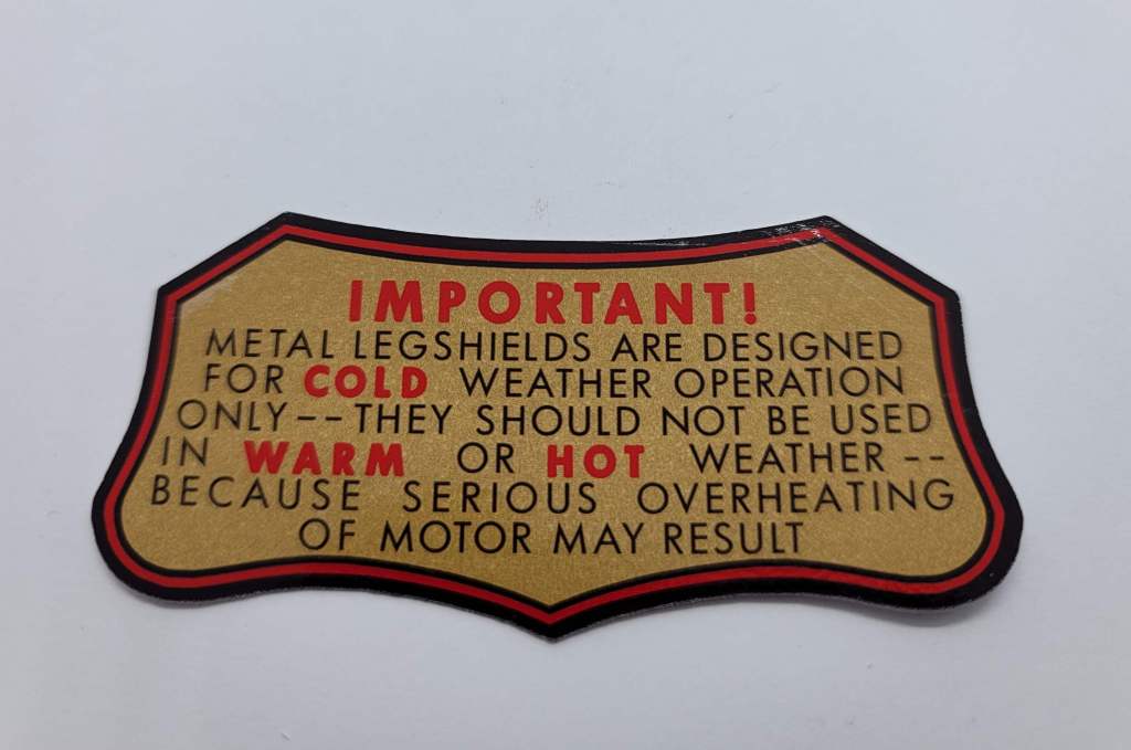Legshield Decal